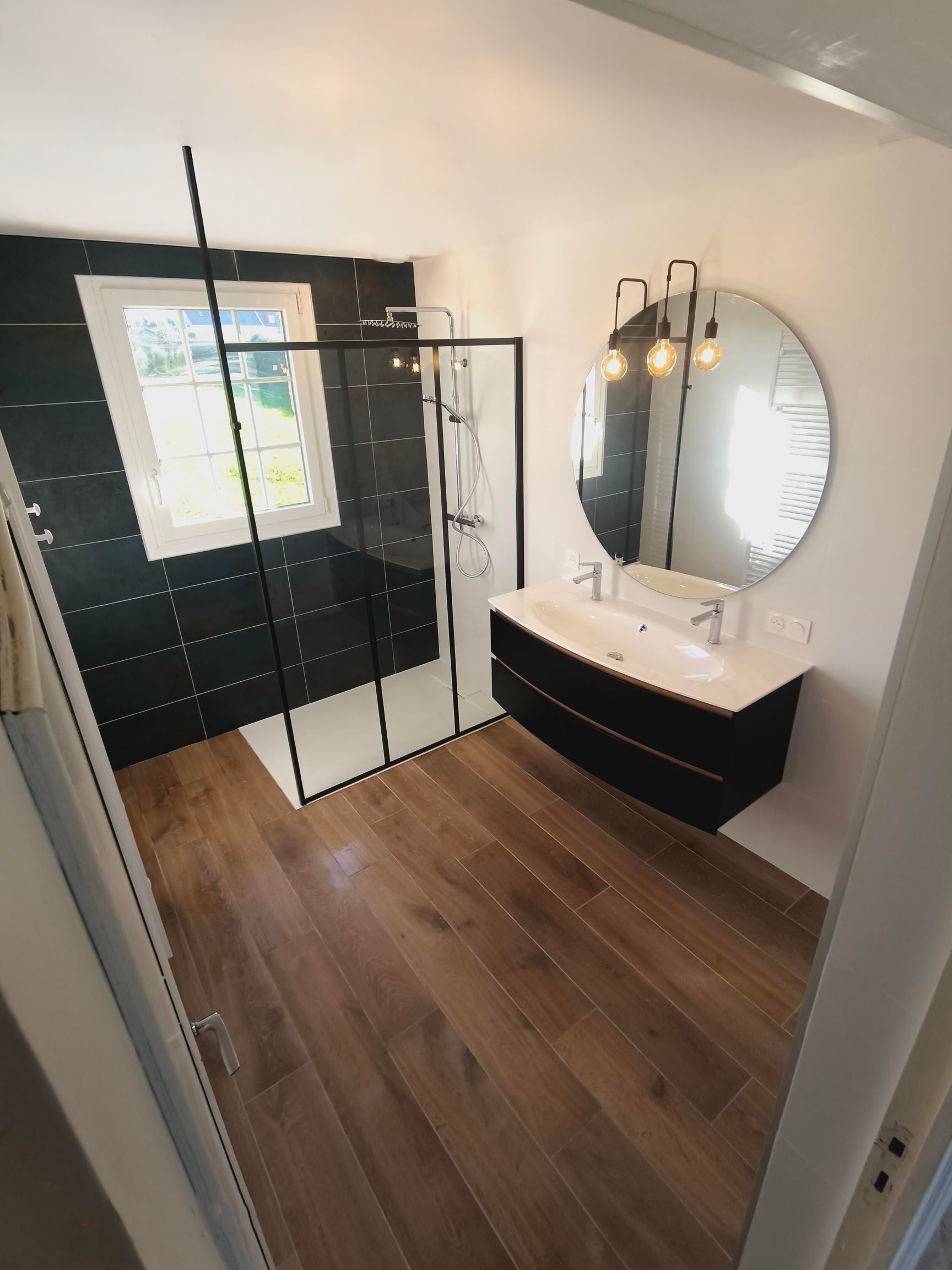 Espace bain design après